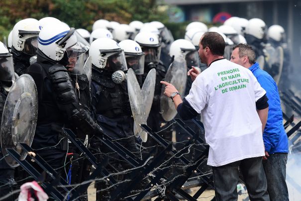 Brussels, September 7, 2015. AFP PHOTO/Emmanuel Dunand