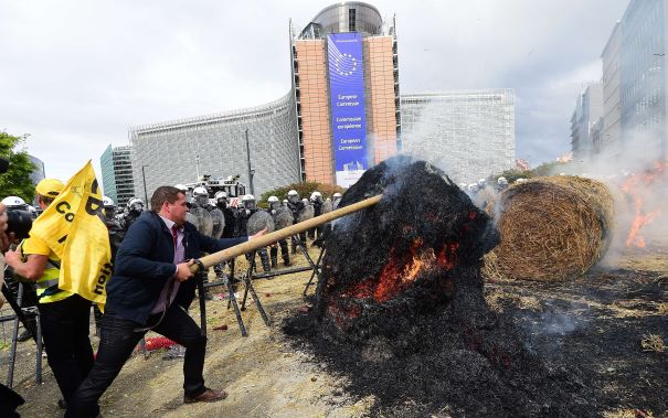 Brussels, September 7, 2015. AFP PHOTO/Emmanuel Dunand